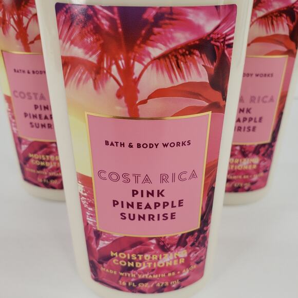3 Bath & Body Works Costa Rica PINK PINEAPPLE SURPRISE Conditioner FULL SIZE - Picture 4 of 7